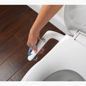 PureWash® M250 Elongated manual bidet toilet seat
