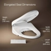Image for PureWash E820 Elongated bidet toilet seat with remote control