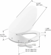Image for PureWash® E750 Elongated bidet toilet seat with remote control