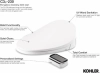 Image for PureWash® E750 Elongated bidet toilet seat with remote control