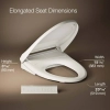 Image for PureWash E930 Elongated bidet toilet seat with remote control
