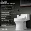Image for PureWash® E750 Elongated bidet toilet seat with remote control