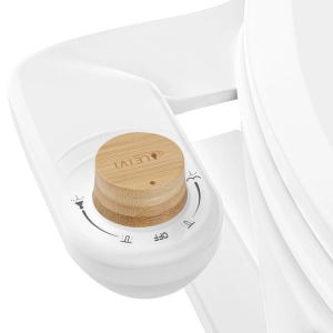 LEIVI Bidet Attachment for Toilet, Ultra-Slim Bidets for Existing Toilets with Dual Nozzle, Hygienic Toilet Bidet, Fresh Cold Water Sprayer, Adjustable Water Pressure