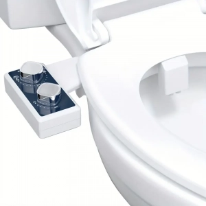1pc Bidet Attachment For Toilet - Dual Self-Cleaning And Retractable Nozzle, Pressure Control, Non-Electric Attachment For Rear Washing And Sanitizing, Cold Water - For Bathroom Hygiene - Suitable for All Toilet Types - Perfect Gift for Health Conscious I