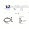 Image for 1pc Bidet Attachment For Toilet - Dual Self-Cleaning And Retractable Nozzle, Pressure Control, Non-Electric Attachment For Rear Washing And Sanitizing, Cold Water - For Bathroom Hygiene - Suitable for All Toilet Types - Perfect Gift for Health Conscious I