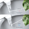Image for 1pc Non-Electric Mechanical Toilet Seat Bidet - Self Cleaning Dual Nozzle, Hot & Cold Water Spray - For Rear & Female Washing - Suitable for Bathroom Hygiene - Ideal Gift for Family & Friends