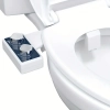 Image for 1pc Bidet Attachment For Toilet - Dual Self-Cleaning And Retractable Nozzle, Pressure Control, Non-Electric Attachment For Rear Washing And Sanitizing, Cold Water - For Bathroom Hygiene - Suitable for All Toilet Types - Perfect Gift for Health Conscious I