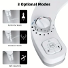 Image for 1pc Non-Electric Mechanical Toilet Seat Bidet - Self Cleaning Dual Nozzle, Hot & Cold Water Spray - For Rear & Female Washing - Suitable for Bathroom Hygiene - Ideal Gift for Family & Friends