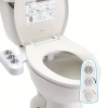 Image for Toilet Seat Bidet With Self Cleaning Dual Nozzle, Hot And Cold Water Spray - Non-Electric Mechanical Bidet Toilet Attachment For Rear Or Female Washing Sanitizing - For All Adults - Suitable for Bathroom Hygiene - Perfect Gift for Family & Friends