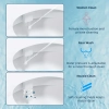 Image for Toilet Seat Bidet With Self Cleaning Dual Nozzle, Hot And Cold Water Spray - Non-Electric Mechanical Bidet Toilet Attachment For Rear Or Female Washing Sanitizing - For All Adults - Suitable for Bathroom Hygiene - Perfect Gift for Family & Friends