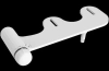 Image for Mainstays Single Nozzle Bidet Attachment Self Cleaning Daisy White Non-Electric Thin Modern Design ABS