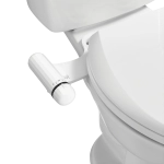 Mainstays Single Nozzle Bidet Attachment Self Cleaning Daisy White Non-Electric Thin Modern Design ABS