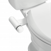 Image for Mainstays Single Nozzle Bidet Attachment Self Cleaning Daisy White Non-Electric Thin Modern Design ABS