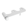 Image for Mainstays Single Nozzle Bidet Attachment Self Cleaning Daisy White Non-Electric Thin Modern Design ABS