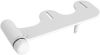 Image for Mainstays Single Nozzle Bidet Attachment Self Cleaning Daisy White Non-Electric Thin Modern Design ABS