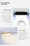 Image for Electric Bidet Toilet Seat With Remote, Elongate