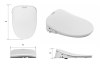 Image for Bathroom Intelligent Electric Auto Bio Bidet Smart Bidet Toilet Seat CUPC 6607V