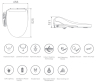 Image for Japan Style Smart Toilet Multi-Function Bathroom Electronic Toilet Seat MA-AK47