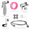 Image for NEWEEN Handheld Bidet Sprayer for Toilet, Brushed Nickel Bidet Attachment for Toilet Adjustable Water Pressure Control with Bidet Hose for Feminine Wash Baby Diaper Cloth
