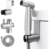 Image for NEWEEN Handheld Bidet Sprayer for Toilet, Brushed Nickel Bidet Attachment for Toilet Adjustable Water Pressure Control with Bidet Hose for Feminine Wash Baby Diaper Cloth