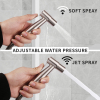 Image for NEWEEN Handheld Bidet Sprayer for Toilet, Brushed Nickel Bidet Attachment for Toilet Adjustable Water Pressure Control with Bidet Hose for Feminine Wash Baby Diaper Cloth