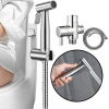 Image for PHANCIR Handheld Bidet Sprayer for Toilet, Brushed Nickel Bidet Attachment for Toilet Adjustable Water Pressure Control with Bidet Hose for Feminine Wash Baby Diaper Cloth