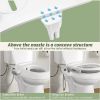 Image for SAMODRA SPA Bidet - Hot and Cold Water - Square