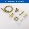 Image for Handheld Bidet Sprayer for Toilet, Brass Baby Cloth Diaper Sprayer Kit with Hose Brass Valve