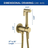 Image for SHAMANDA Bidet Sprayer Set