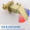 Image for Handheld Bidet Sprayer for Toilet, Brass Baby Cloth Diaper Sprayer Kit with Hose Brass Valve