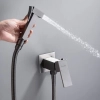 Image for Handheld Bidet Sprayer for Toilet, Brass Baby Cloth Diaper Sprayer Kit with Hose Brass Valve