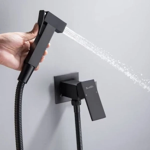 Handheld Bidet Sprayer for Toilet, Brass Baby Cloth Diaper Sprayer Kit with Hose Brass Valve