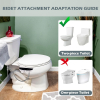 Image for VicnKioH Bidet Attachment for Toilet Self Cleaning, Non-Electric Dual Nozzle Bidet Toilet Attachment with Feminine Wash, Fresh Water Jet Spray for Toilet Seat Attachment, Easy Installation, Black