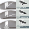 Image for VicnKioH Bidet Attachment for Toilet Self Cleaning, Non-Electric Dual Nozzle Bidet Toilet Attachment with Feminine Wash, Fresh Water Jet Spray for Toilet Seat Attachment, Easy Installation, Black