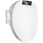 Upgrade Bidet Toilet Seat Round, Rear and Feminine Wash, Unlimited Warm Water, Heated Seat, Warm Air Drying, Soft Close Lid, Sense Seat, Smart Bidet Seat Round Requires Electricity