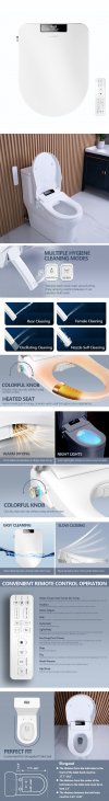 Image for U-shaped Smart Bidet Toilet Seat