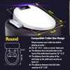 Image for Upgrade Bidet Toilet Seat Round, Rear and Feminine Wash, Unlimited Warm Water, Heated Seat, Warm Air Drying, Soft Close Lid, Sense Seat, Smart Bidet Seat Round Requires Electricity