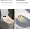 Image for Smart Bidet Square Toilet Seat for Rectangle Toilets