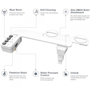 ZMJH J030 Bidet Attachment for Toilet
